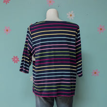 Load image into Gallery viewer, Sz2X Appleseed &#39;s Multi Color Stripe Long Sleeve Tee