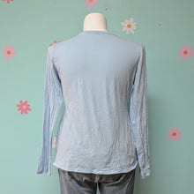 Load image into Gallery viewer, SzXXL Maurices Light Blue Long Sleeve Tee