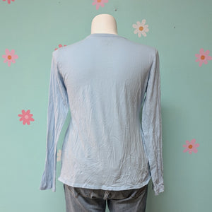 SzXXL Maurices Light Blue Long Sleeve Tee