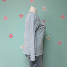 Load image into Gallery viewer, SzXXL Maurices Light Blue Long Sleeve Tee