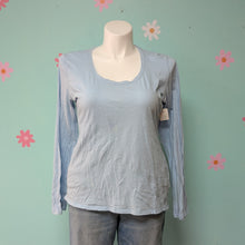 Load image into Gallery viewer, SzXXL Maurices Light Blue Long Sleeve Tee