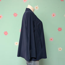 Load image into Gallery viewer, Sz2X Marla Wynne Navy Blue Blouse