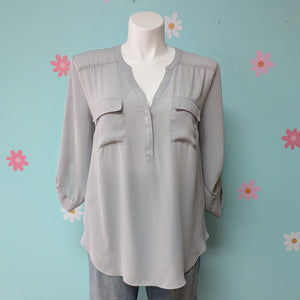 Sz2X Torrid Grey Harper Blouse