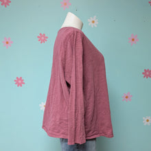 Load image into Gallery viewer, Sz3X Old Navy Pink Mauve Long Sleeve Tee