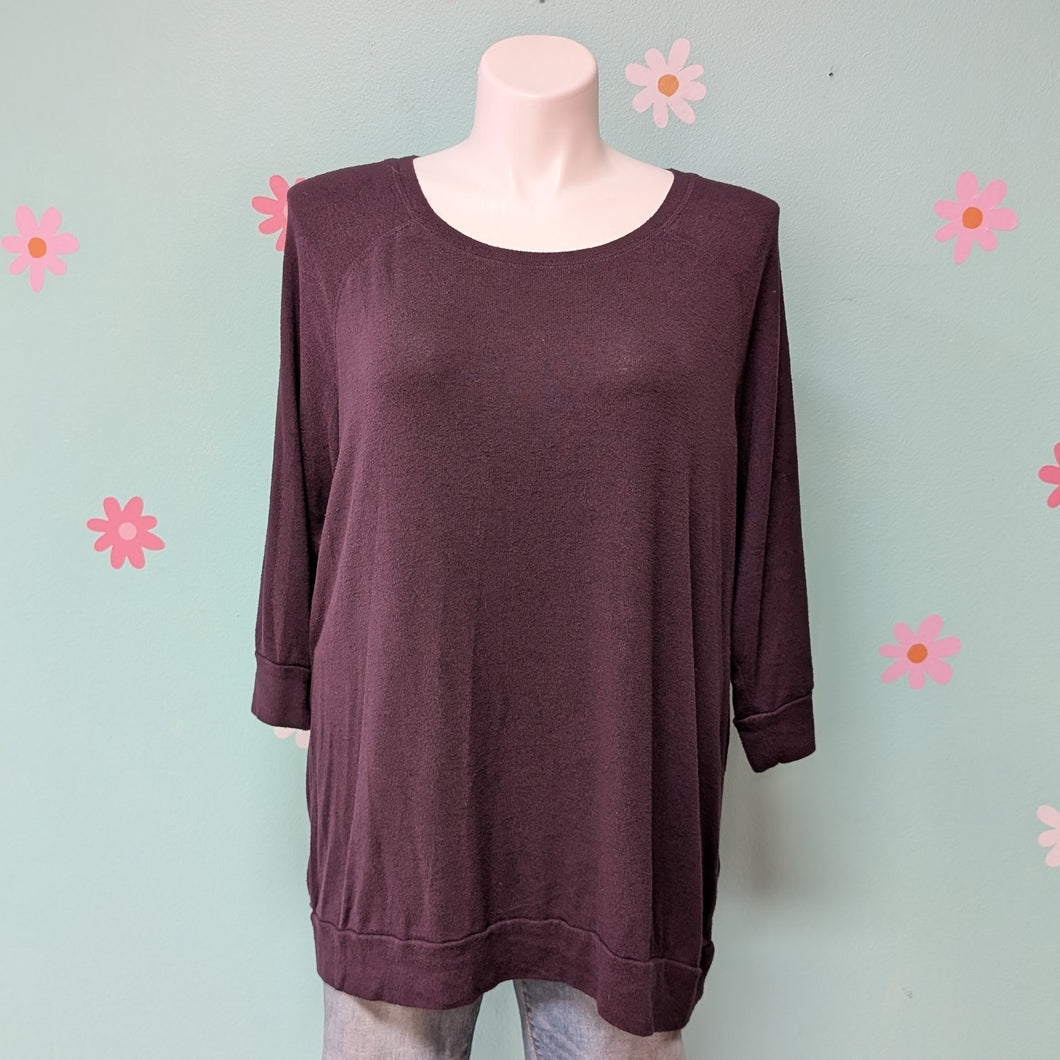 Sz3X Market Spruce Purple Tunic Top