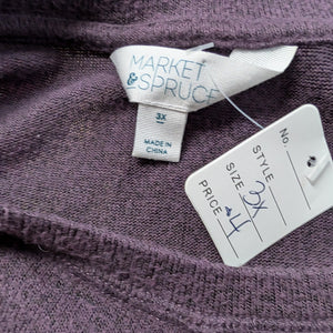 Sz3X Market Spruce Purple Tunic Top