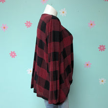 Load image into Gallery viewer, Sz3X Maurices Red/Black Buffalo Check Top