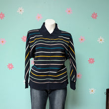 Load image into Gallery viewer, SzXL Talbot&#39;s Navy Stripe Pullover