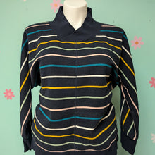 Load image into Gallery viewer, SzXL Talbot&#39;s Navy Stripe Pullover