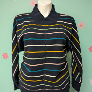 SzXL Talbot's Navy Stripe Pullover