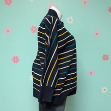 Load image into Gallery viewer, SzXL Talbot&#39;s Navy Stripe Pullover