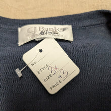 Load image into Gallery viewer, Sz3X CJ Banks Navy Short Sleeve Cardigan