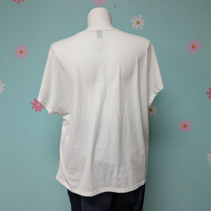 Sz3X Floral V-neck tee