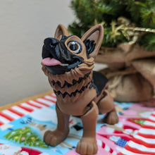 Load image into Gallery viewer, 3D Printed Articulating German Shepherd