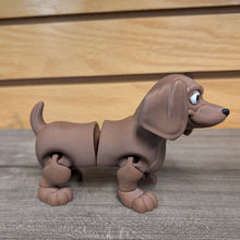 Load image into Gallery viewer, Dino the Dachshund 3D printed Articulating