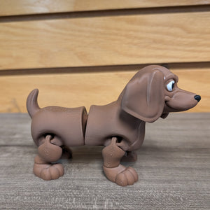 Dino the Dachshund 3D printed Articulating