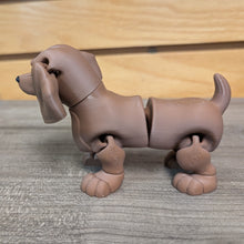 Load image into Gallery viewer, Dino the Dachshund 3D printed Articulating