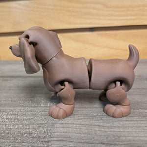 Dino the Dachshund 3D printed Articulating