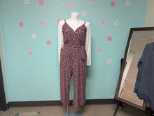 Load image into Gallery viewer, Sz2X Kaileigh Maroon Floral Jumpsuit