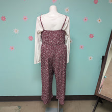 Load image into Gallery viewer, Sz2X Kaileigh Maroon Floral Jumpsuit