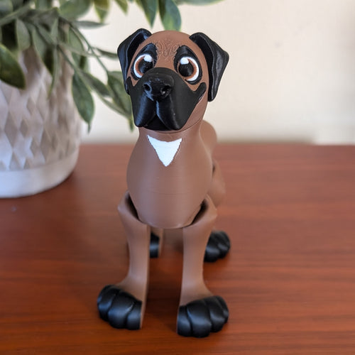 Bradley the 3D Printed Great Dane Fidget Figurine