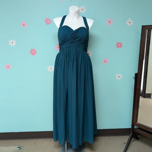 Sz14 KF Bridal Pacific Blue Bridesmaid Dress