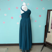 Load image into Gallery viewer, Sz14 KF Bridal Pacific Blue Bridesmaid Dress