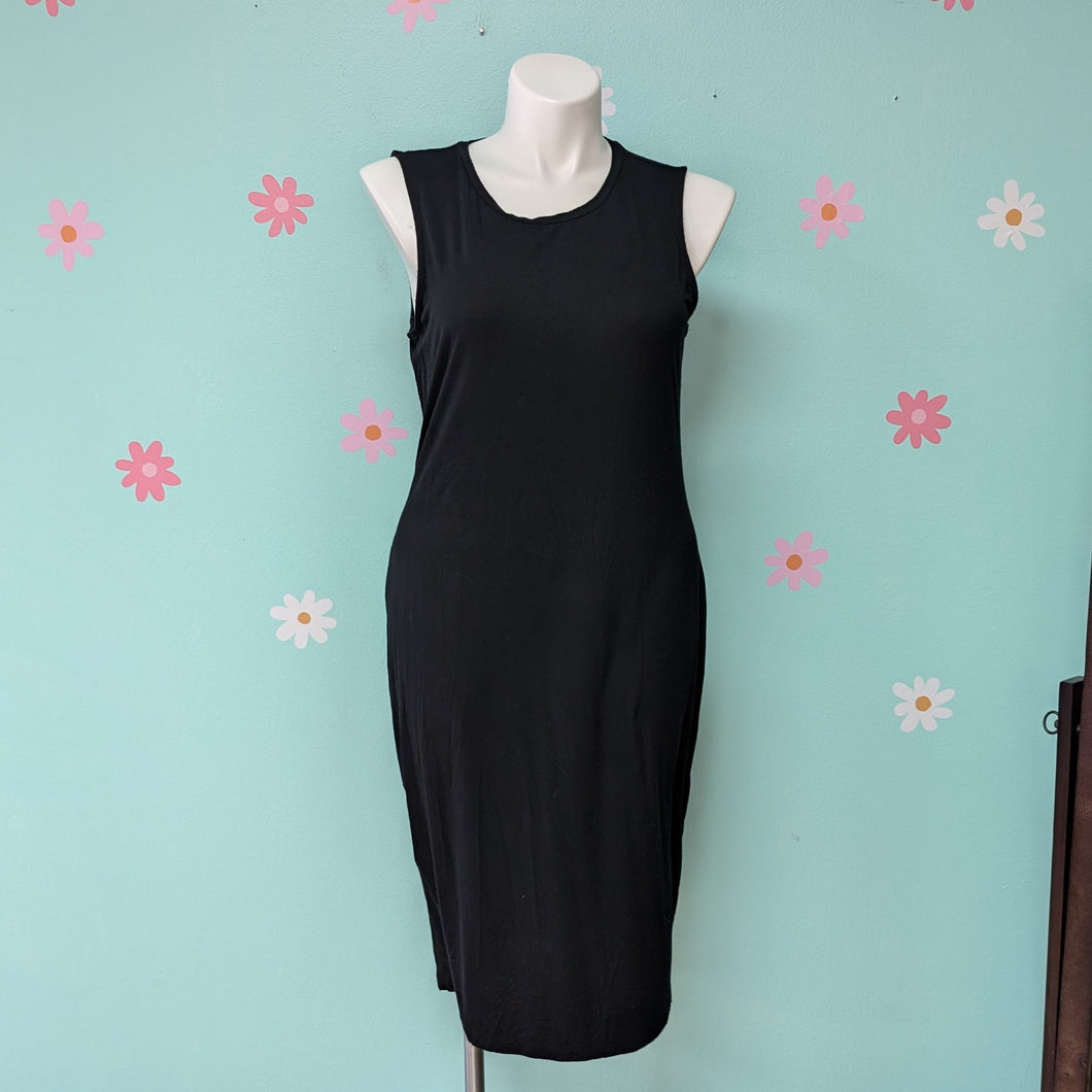 SzXL Apt 9 Black Sleeveless T-shirt Dress