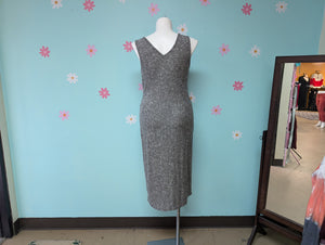 SzXL Mossimo Heathered Grey Midi Dress