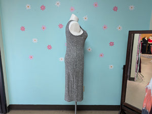 SzXL Mossimo Heathered Grey Midi Dress