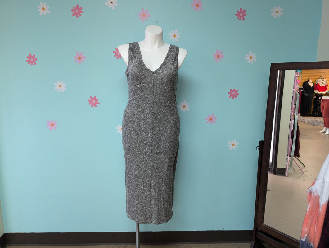 SzXL Mossimo Heathered Grey Midi Dress