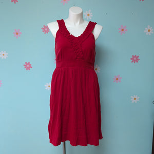 SzL Style & Co Red Crepe Dress