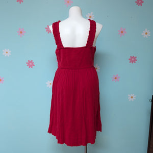 SzL Style & Co Red Crepe Dress