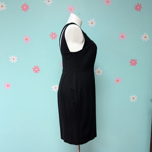 Sz14 Christian Siriano Black Bodycon Dress