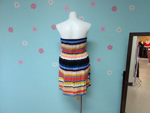 SzXXL Xhilaration Stripe Tube Dress