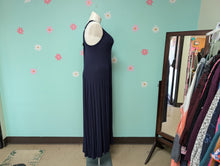 Load image into Gallery viewer, Sz1X Torrid Super Soft Navy Maxi Dress