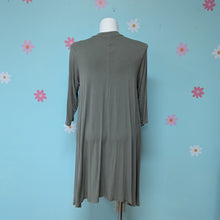 Load image into Gallery viewer, Sz1X Boutique+ Light Sage Green T-shirt Dress