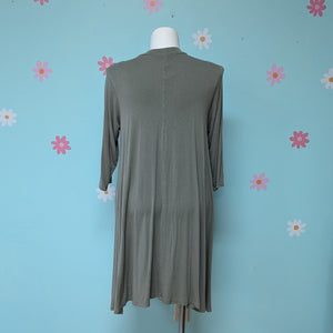 Sz1X Boutique+ Light Sage Green T-shirt Dress