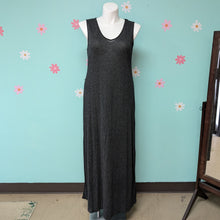 Load image into Gallery viewer, SzXL Heathered Grey Sleeveless Maxi Dress