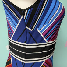 Load image into Gallery viewer, Sz14/16 Cato Blue Blue Stripe Maxi Dress