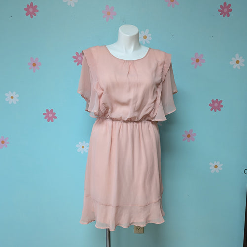 Sz2X Gilli Light Pink Chiffon Dress