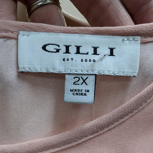 Sz2X Gilli Light Pink Chiffon Dress