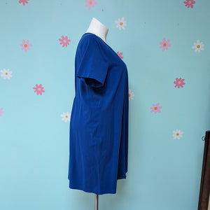 SzXL D&Co Royal Blue T-shirt Dress