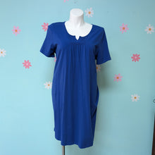 Load image into Gallery viewer, SzXL D&amp;Co Royal Blue T-shirt Dress