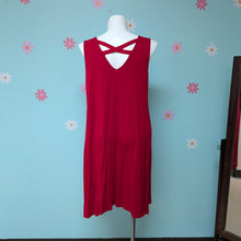 Load image into Gallery viewer, Sz2X Style &amp; Co Cross Back Dress Real Red NWT