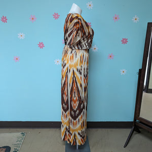 Sz2X Boho Neutrals Maxi Dress