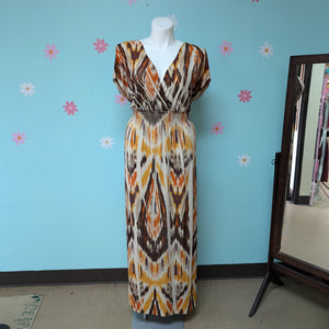 Sz2X Boho Neutrals Maxi Dress