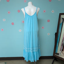 Load image into Gallery viewer, Sz2X Torrid Aqua Blue Maxi Sleep Dress