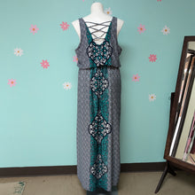 Load image into Gallery viewer, Sz2X Maurice&#39;s Navy and Teal Maxi y