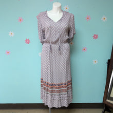 Load image into Gallery viewer, Sz2X Knox Rose Lilac Purple Boho Maxi Dress